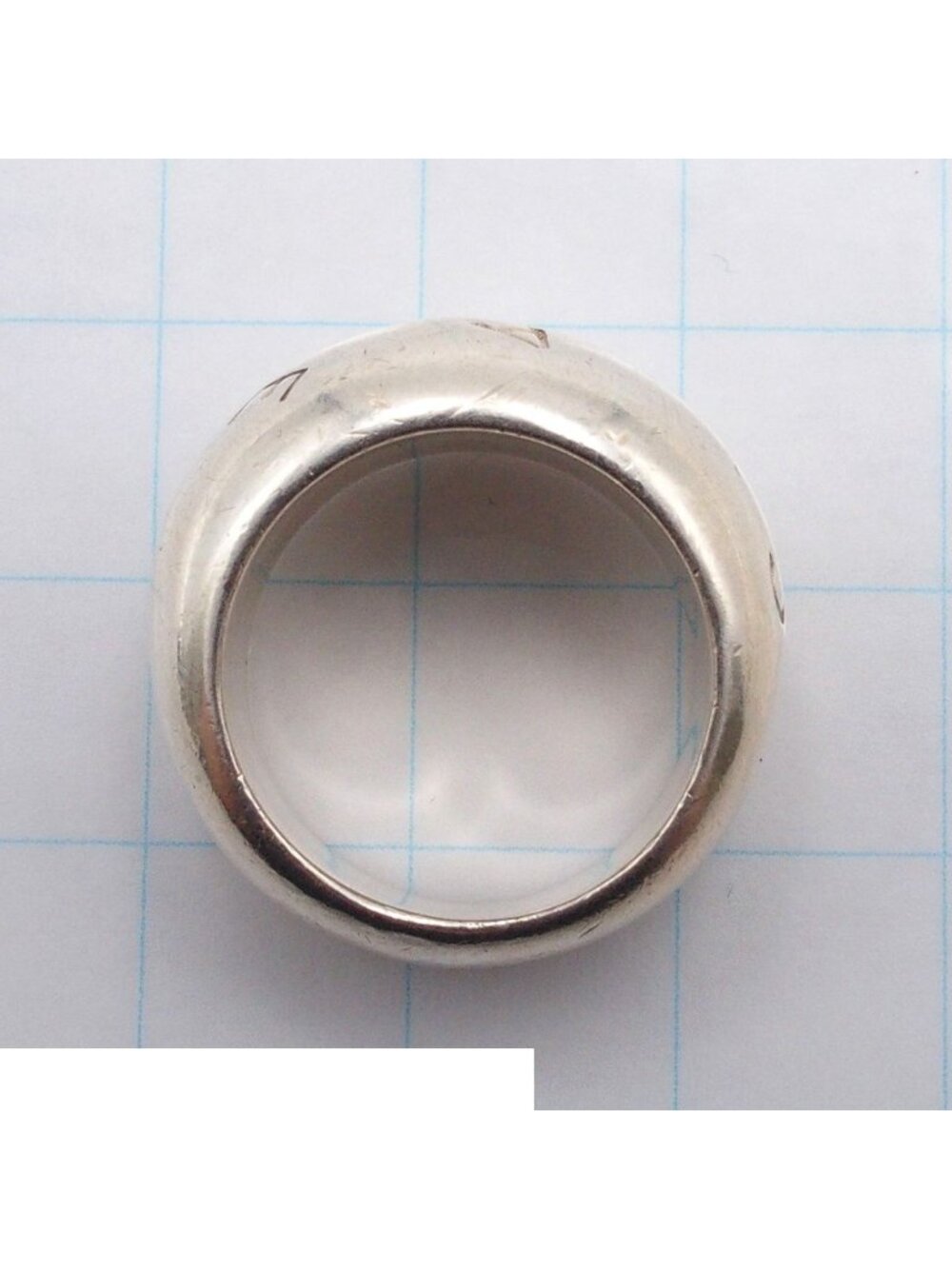 Chanel Ring Silver Logo - Picture 6 of 10